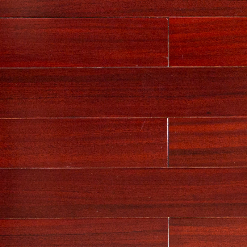 Padauk Deep Red Brown masívne drevené podlahy